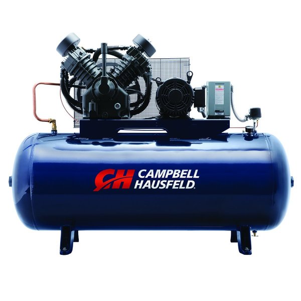 Campbell Hausfeld BLUE (S) 120 Gal Horiz; 10 HP; TX0314; 3PH w mag starter; 230V TX2113